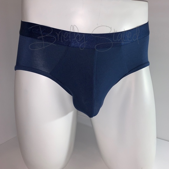David Archy Micro Modal Briefs - Navy (M) - Picture 6 of 7